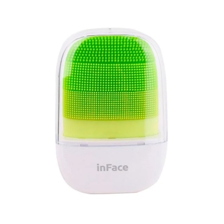 Аппарат для ультразвуковой чистки лица Inface Sonic Clean с USB, зеленый